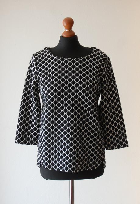 Štýlová blúzka s geometrickým vzorom, street one,m