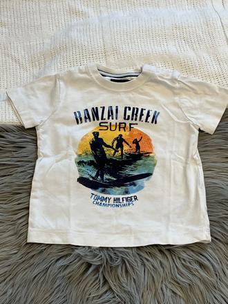 Chlapčenské tričko s potlačou tommy hilfiger (80), tommy hilfiger,80