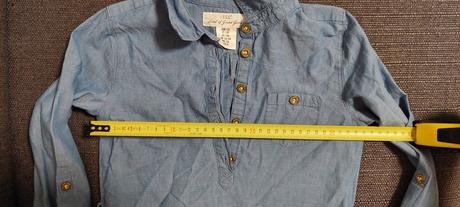 Riflové šaty/top v.128, l.o.g.g.,128