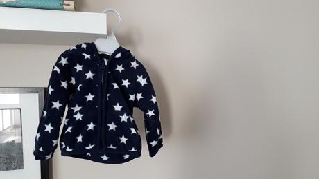 Fleecová mikinka s hviezdickami v.62, early days,62