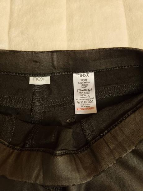 Nohavice, imitácia kože, next,140