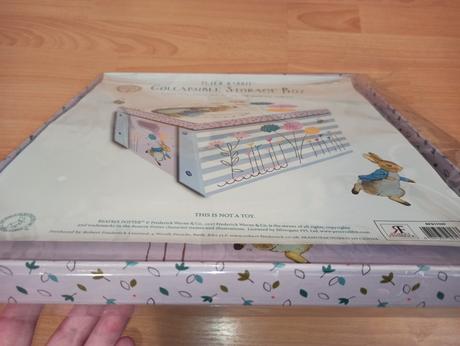 Peter rabbit - collapsible storage box kvetinkovy, 