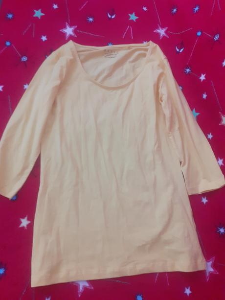 Dámske žlté tričko, basics,38