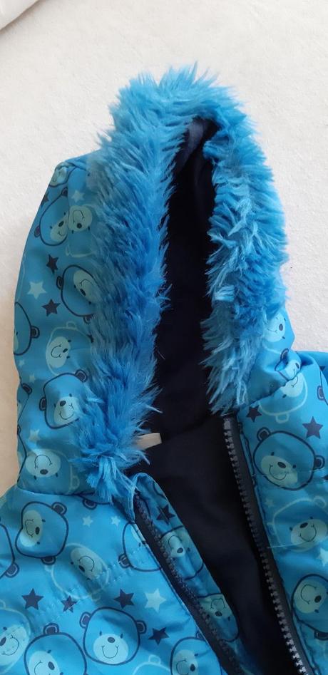 Zimná kombinéza s kožušinou, f&f,74