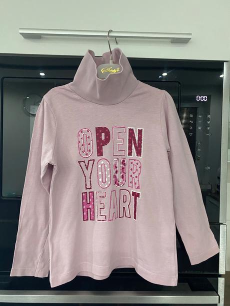 Dievčenské rolakové tričko velk.110/116, lupilu,110