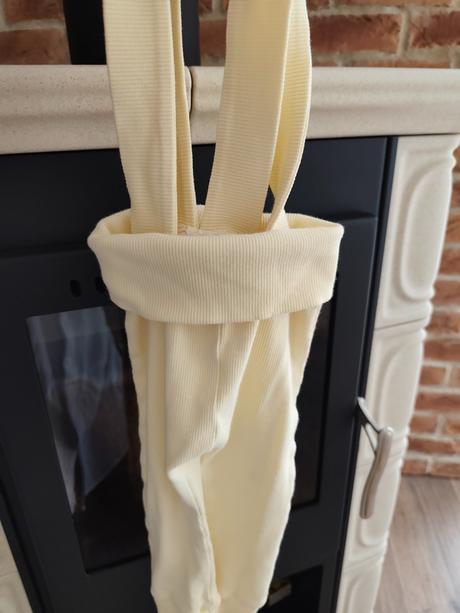Legíny na traky handmade vanilkové, 92