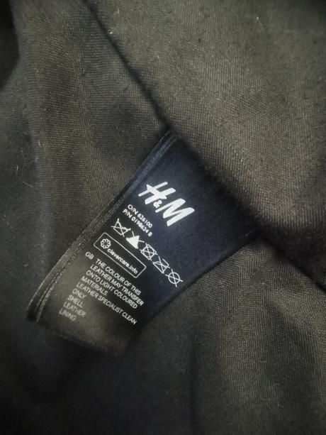 Kožená bunda, h&m,36