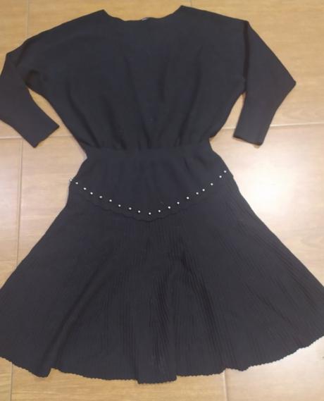 Pletené šaty, orsay,m