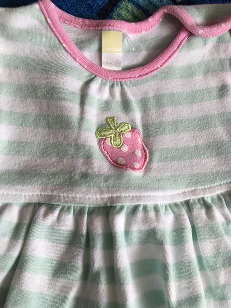 Pásikavé šatičky s klobučikom 74/80, coolclub,74