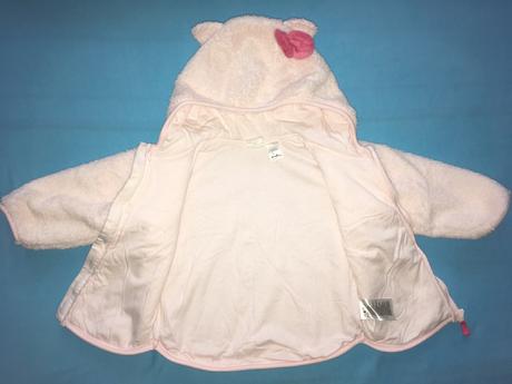 Krasna chlpatka hello kitty, top stav, h&m,80