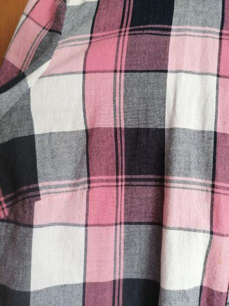 Dámska košela čierno biela károvaná, sinsay,m