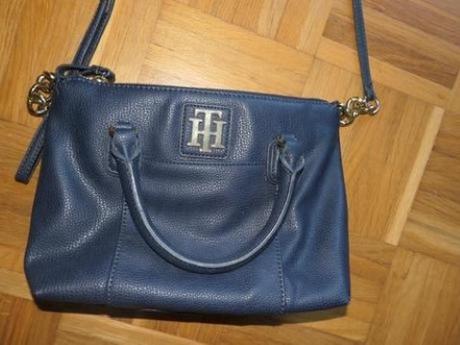 Tommy hilfiger original kozena kabelka/crossbody, tommy hilfiger