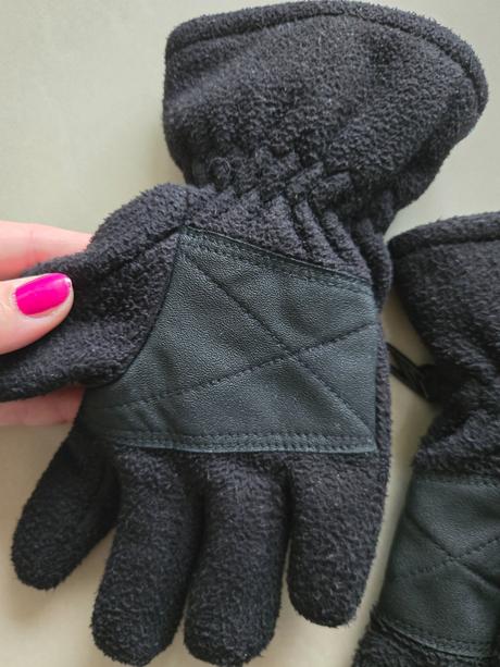 Zimné chlapčenské čierne rukavice, lewro,140