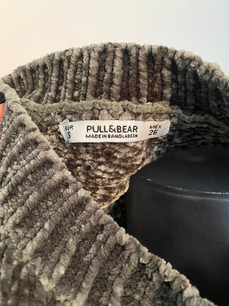 Svetrík olivový, pull&bear,s