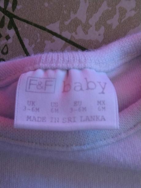 Biele tričko zvieratká, f&f, 62-68 cm, f&f,68