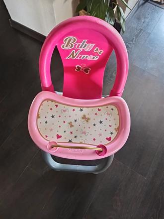 Jedálenská stolička baby nurse zlatá edícia smoby,