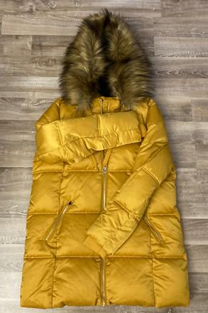 Krásna tepla dámska zimná bunda, f&f,44