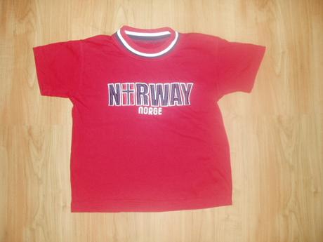 2 krát značkové tričko 104/116, 110