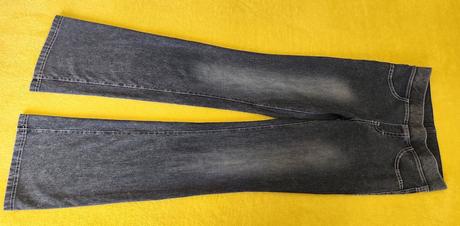 Tmavosivé zvonové rifle, h&m,158
