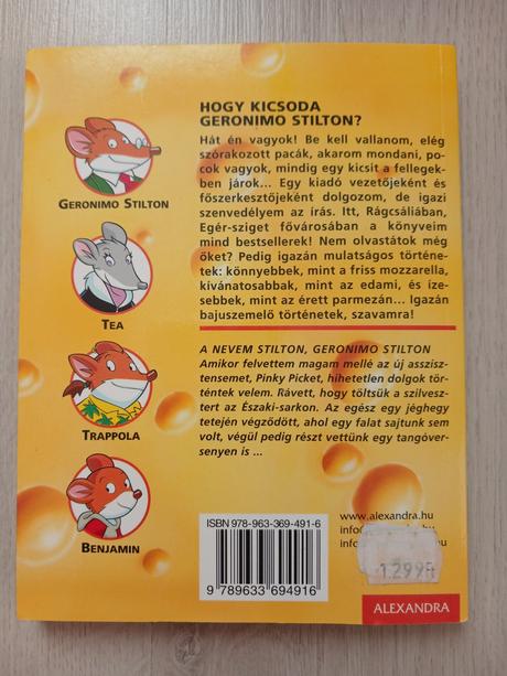 Geronimo stilton a nevem stilton, geronimo stilton, 