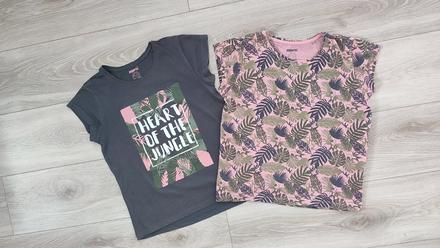 2x dievčenské tričko, pepperts,146