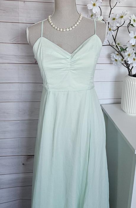 Krásne lahulinké šaty h&m, h&m,m