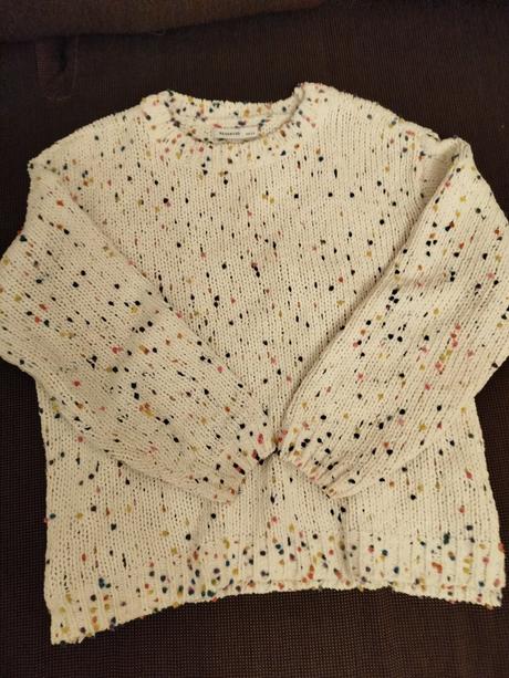 Nádherný pletený pulóver, reserved,146