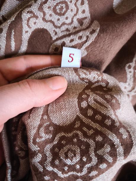 Šatka na nosenie detí sestrice roosters chocolate, sestrice