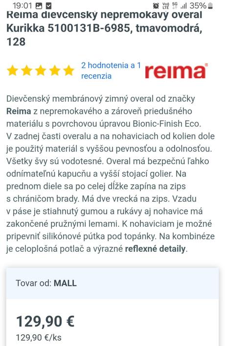 Top stav, reima,122