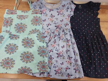 H&m šaty + 2 ks grátis, h&m,128