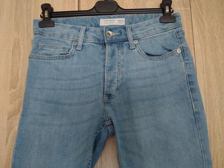 Svetlomodré skinny, s