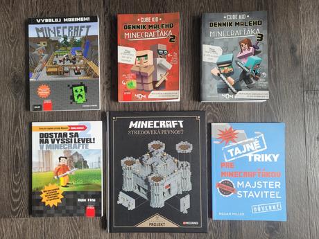 Sada kníh pre mladého minecrafťáka,