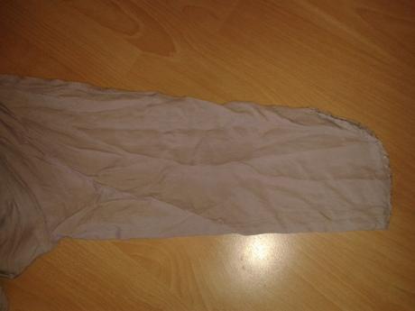 Bezova bluzka s koralikmi, xl