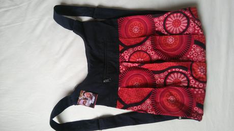 Thao - batoh ornament - červeno - oranžový, 