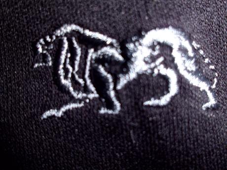 Čierne polo tričko l-xl, lonsdale,l