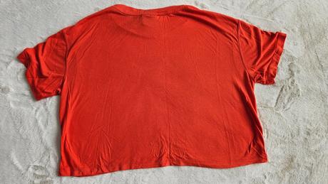 Nike, dámsky croptop, červený, vel. l, nike,l