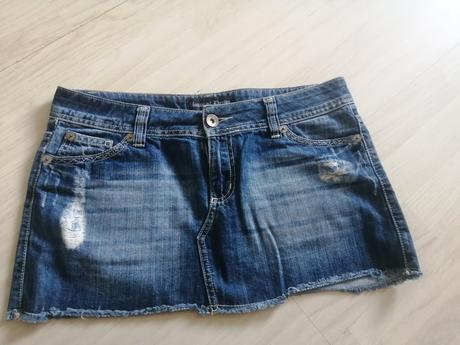 Riflová sukňa, denim,40