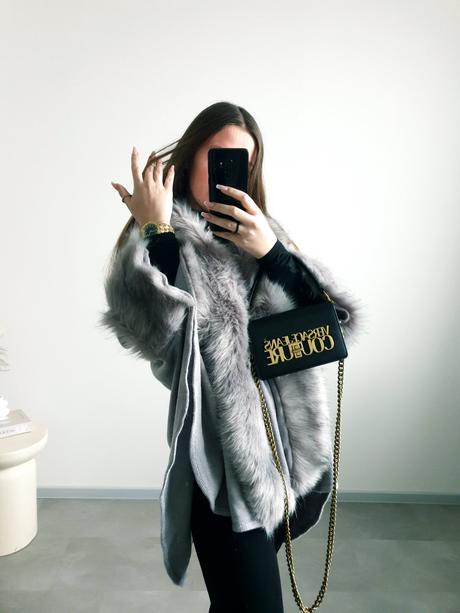 Pončo/kardigán uni, 