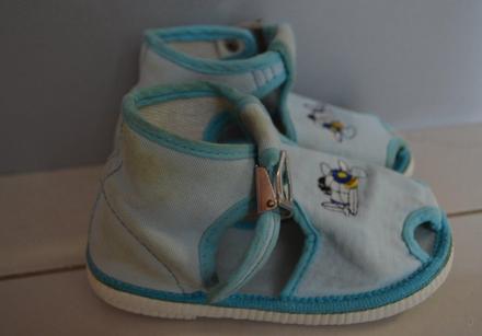 Modré papučky veľkosť 23 zn. béďa, beda,23