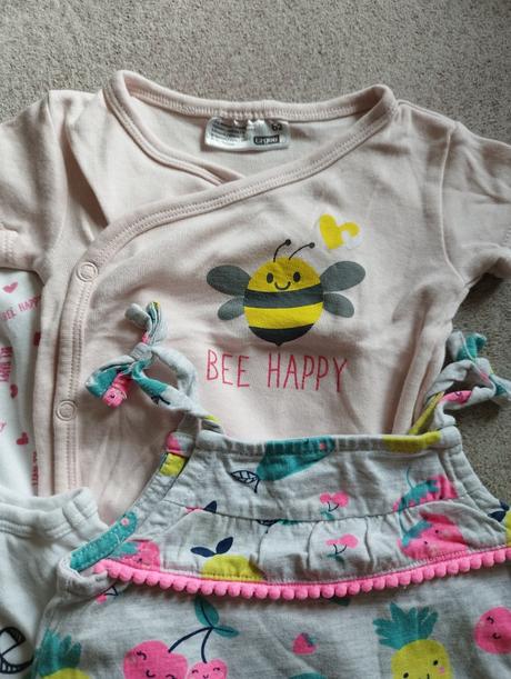 Letný set body a overalu, baby,62