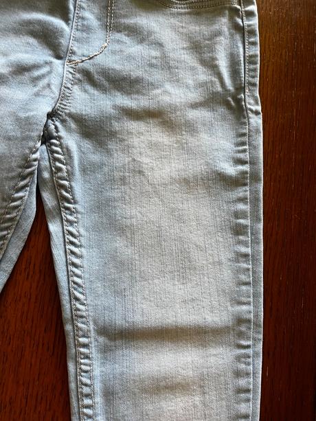 Riflové pohodlné jegginsy, h&m,122