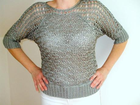 Vzdušný letný svetrík, 40