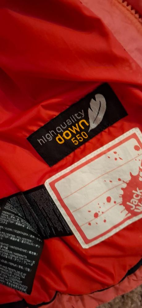 Zimná páperová bunda jack wolfskin, jack wolfskin,176