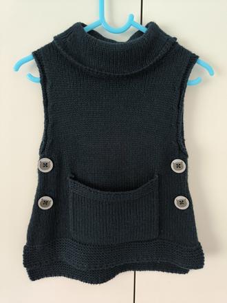 Pletené vestové šaty, next,74