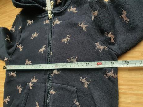 Mikinka s jednorozcami 2x, h&m,122