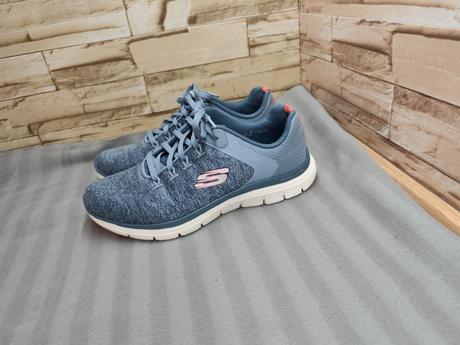 Skechers 37 - dámske svetlomodré tenisky, skechers,37