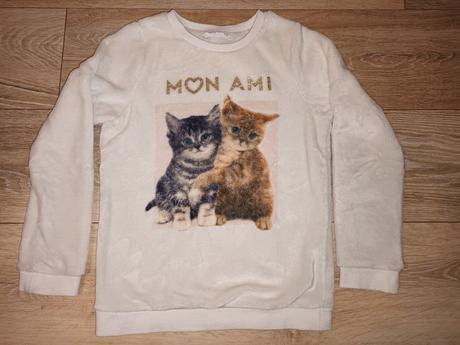 Teplý pulovrík, h&m,134