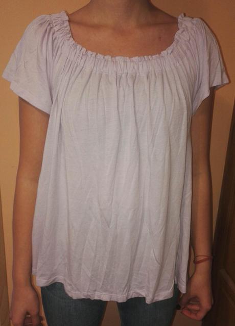 Krasna bluzka, tricko s gumickou s/m, amisu,s