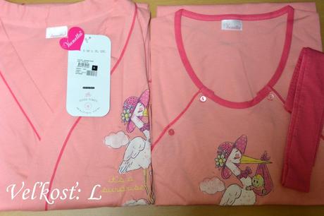 Kojenecká nočná košeľa so županom, vienetta secret,l / m / s / xl / xxl