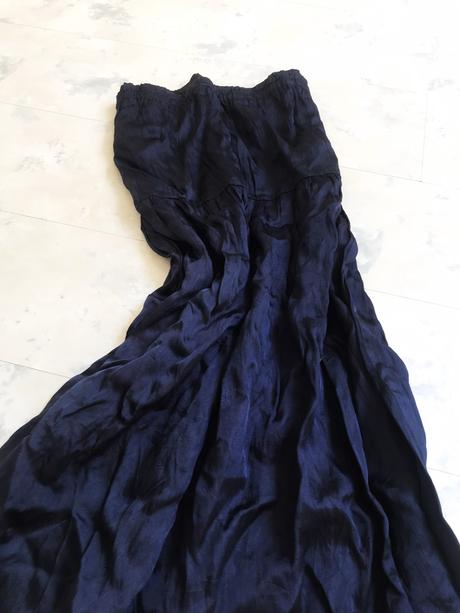 Letná vykrčená sukňa, l